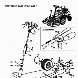 MTD F 125 spare parts