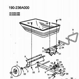 MTD 45-03452-669  (190-236A000) spare parts
