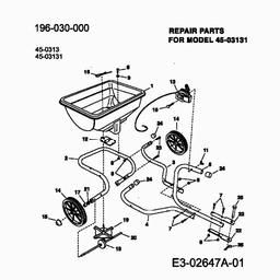 MTD 45-0313  (196-030-000) spare parts