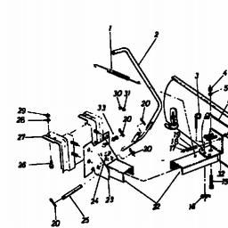 MTD 485 - 42"/107cm for 300, 400, 600 series to 1999 spare parts