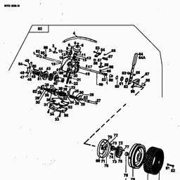 MTD 536 H spare parts