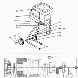LAWNFLITE (2001) 422 SILENT / 24A-741N678 SHREDDER spare parts