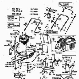 Yard-Man YM 5018 P spare parts