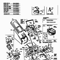 MTD 53 SPT spare parts