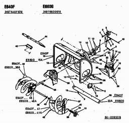 MTD E 640 F spare parts