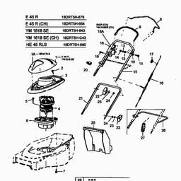 Yard-Man YM 1618 SE spare parts