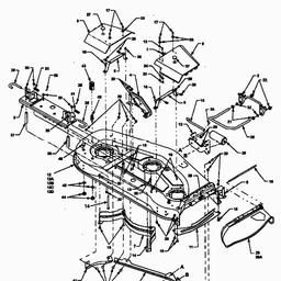 MTD 295 - 54"/137cm fÃ¼r Cub Cadet series 3000 spare parts