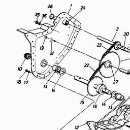 LAWNFLITE (1994/1995) 24-640 / 244(5)640A SHREDDER spare parts