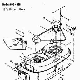 MTD H/130 spare parts