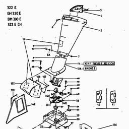 MTD 322 E spare parts