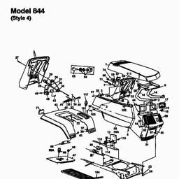 MTD U 845 H spare parts