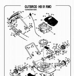 Gutbrod HB 51 RMO spare parts