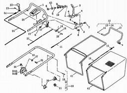 LawnFlite-Pro MODEL 553HW (LM5360HX) 21" MOWER spare parts