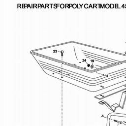 AGRIFAB POLY CART MODEL 45-0274 spare parts