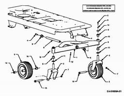 CUB CADET RZT-42 spare parts