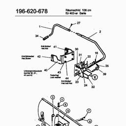 MTD 620 - 42"/106cm for 400 series since 2000 spare parts