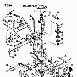 MTD T/240 spare parts