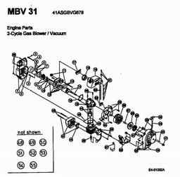 MTD MBV 31 spare parts