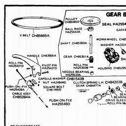 VICTA Quick Ref. Old Models 1987 - 1995 spare parts