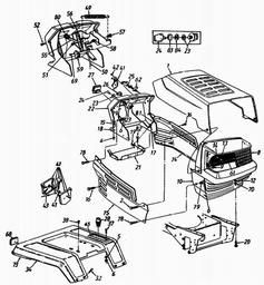 LAWNFLITE (1994/1995) 24-630 / 244(5)635 spare parts