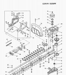 LAWNFLITE (1999) E2591W spare parts