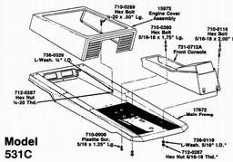 LAWNFLITE (1990) 139-658C611/548 spare parts