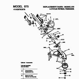 MTD 875 spare parts