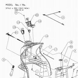 MOWMASTER (1999) RH125 / 13CH760N659 spare parts