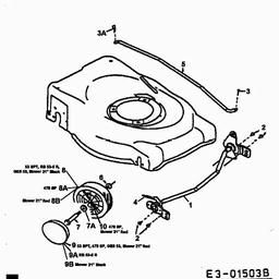MTD Mower 21" spare parts