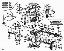Gutbrod MH 534 RVE spare parts