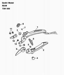 Wolf-Garten RS-M spare parts