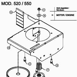 MTD 550 spare parts