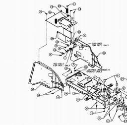 CUB CADET CC 1000 RD spare parts