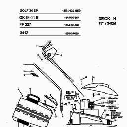 Golf 34 EP spare parts