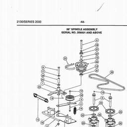 CUB CADET 2130 spare parts