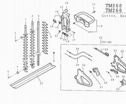 LawnFlite-Pro TM260D spare parts