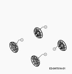 MTD G 46 MO spare parts