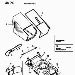 MTD 46 PO spare parts
