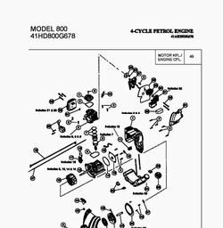 MTD 800 spare parts