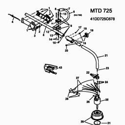 MTD 725 spare parts