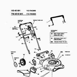 Yard-Man YM 4518 MH spare parts