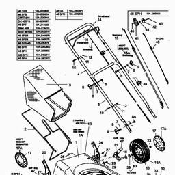 MTD 46 SPB-4 spare parts