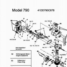 MTD 790 spare parts