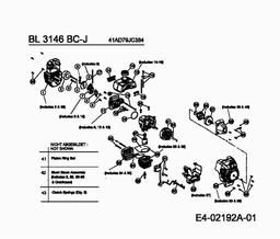 Bolens BL 3146 BC spare parts