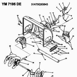 Yard-Man YM 7195 DE spare parts