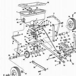 AGRIFAB BROADCAST SPREADER 45-01871, 45-02142, 45-02151, 4 spare parts