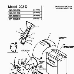 MTD 202 spare parts