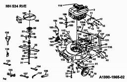 Gutbrod MH 534 RVE spare parts
