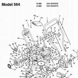 LAWNFLITE (2001) E400 / 25A-564A678 EDGER spare parts
