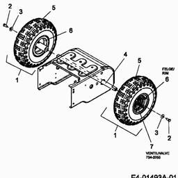 Troy-Bilt POLAR 5056 spare parts